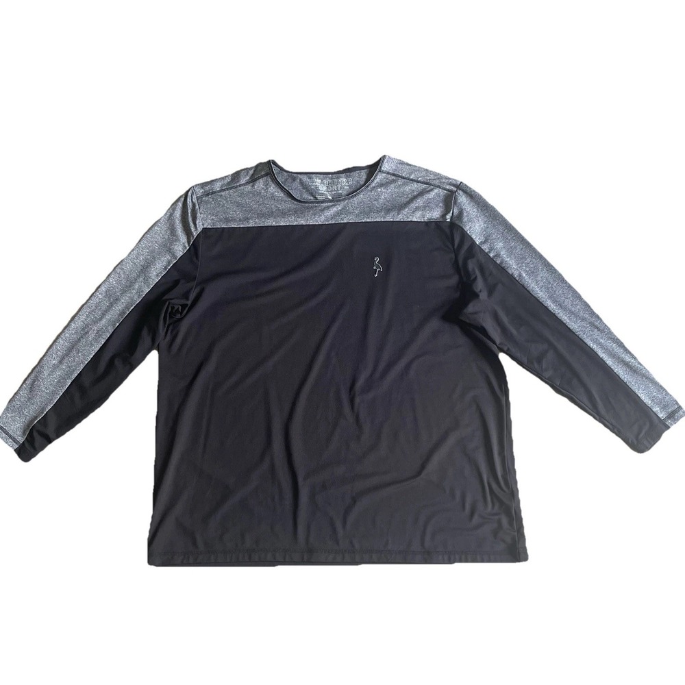Tailorbyrd Sport Shirt Mens XXL Grey Crew Neck Long Sleeves Light Sweatshirt